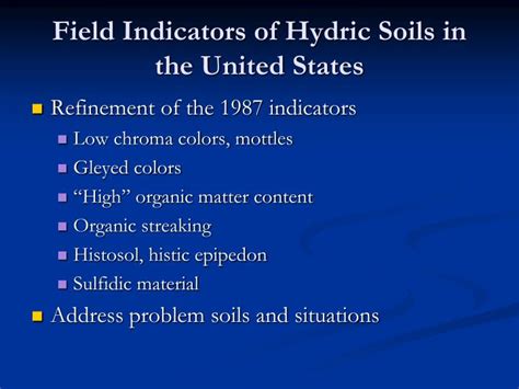 Field Indicators of Hydric Soils in the United States 